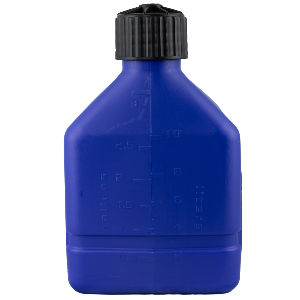 Sunoco Vented 3 Gal Jug w/Plas Valve Hose 2 Pack, Blue - R3002BL-5226