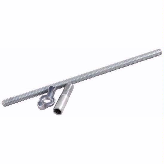 [PRPCG2173] 4" x 1/4"-20 Thread Straight Carb Stud with Wing Nut and Adapter - G2173