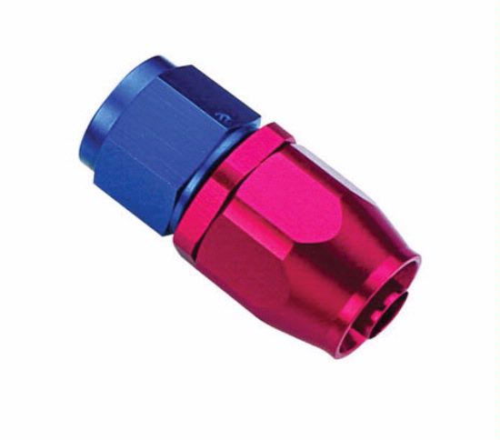 [PRF1011] Performance Fittings Aluminum Straight Reusable Hose End Fitting, -4 AN, Blue - PRF1011