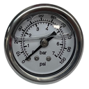 Performance Fuel Systems 1.5'' Liquid Filled Fuel Pressure Gauge 0-100 psi FP-1100W