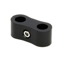 Performance Fittings Aluminum Line Separator, -12 AN, Black - PRF212BLK