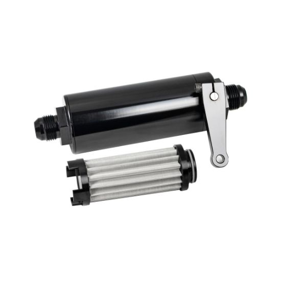 Performance Fuel Systems -10 AN Fuel Filter with Integrated Shut-Off Valve - FF-11729