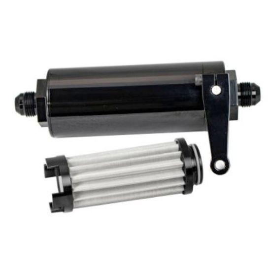 Performance Fuel Systems -8 AN Fuel Filter with Integrated Shut-Off Valve - FF-11719