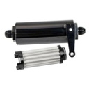 Performance Fuel Systems -8 AN Fuel Filter with Integrated Shut-Off Valve - FF-11719