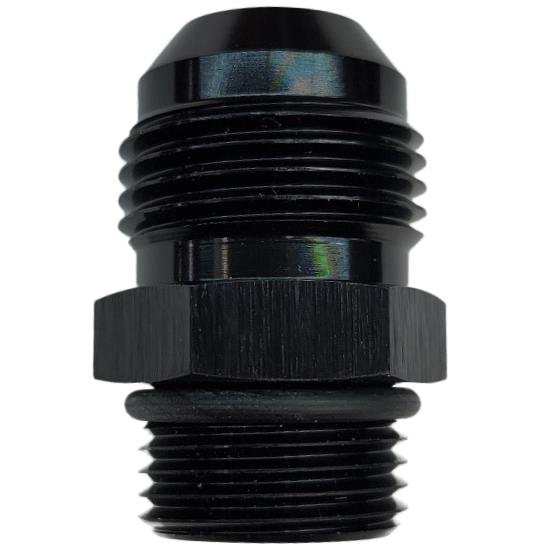 [PRF920-06-10BLK] Performance Fittings Adapter, -6 ORB to -10 AN, Black - PRF920-06-10BLK