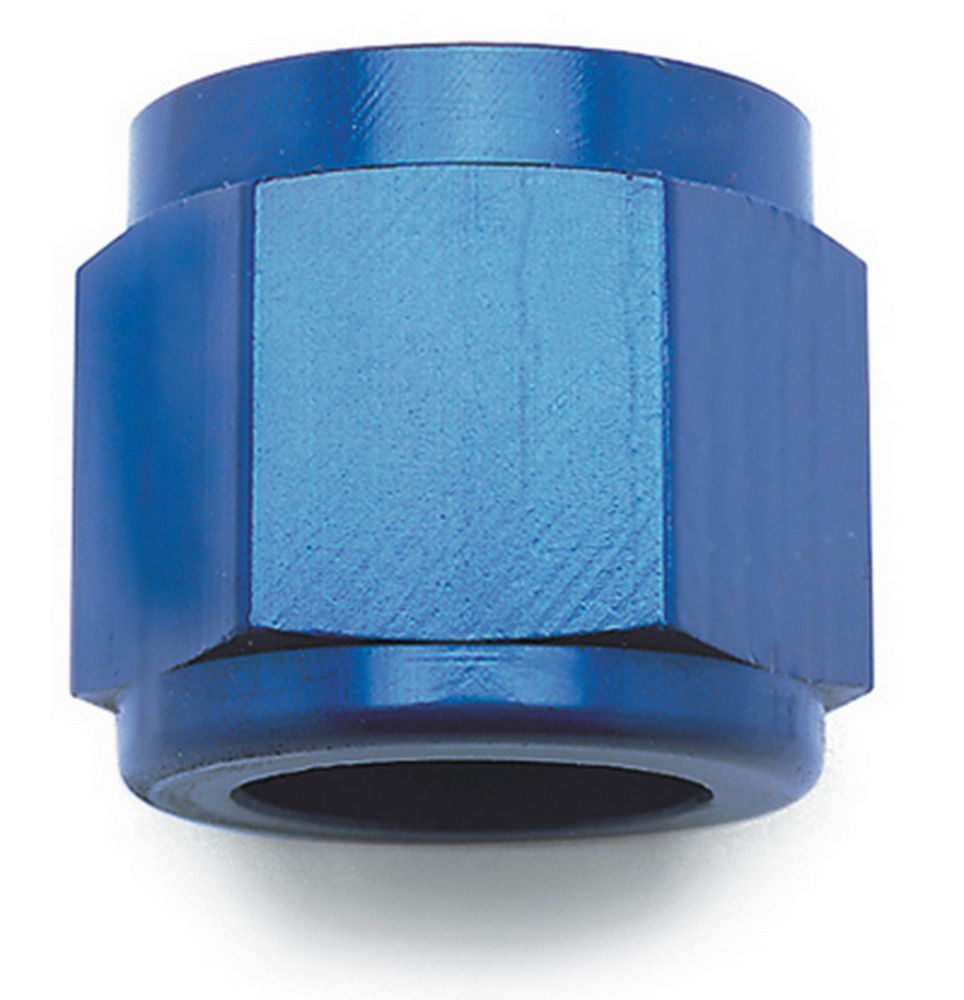 [PRF8183] Performance Fittings Tube Nut, -3 AN, Blue - PRF8183