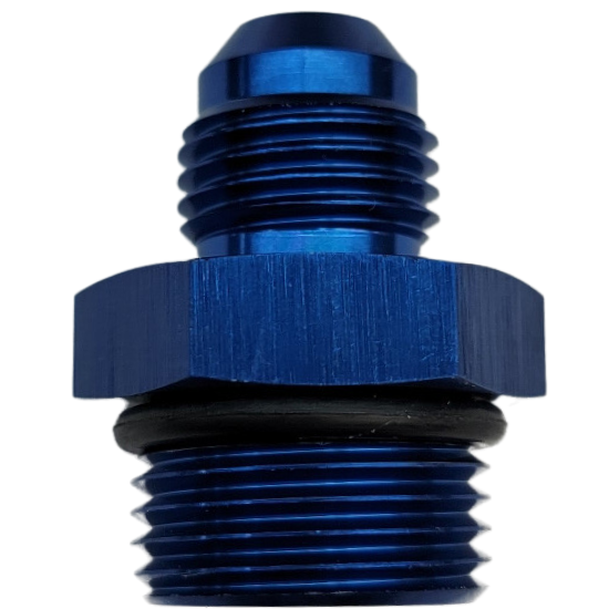 [PRF920-08-04] Performance Fittings Adapter, -8 ORB to -4 AN, Blue - PRF920-08-04