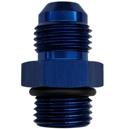 [PRF920-06] Performance Fittings Adapter, -6 ORB to -6 AN, Blue - PRF920-06