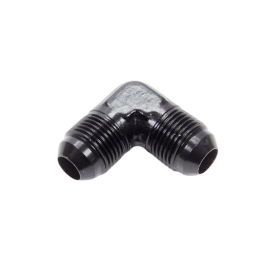 [PRF2186BLK] Performance Fittings 90 Degree Flare Union, -3 AN to -3 AN, Black - PRF2186BLK