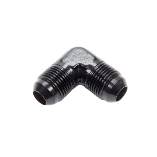 [PRF2120BLK] Performance Fittings 90 Degree Flare Union, -6 AN to -6 AN, Black - PRF2120BLK