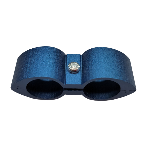 [PRF210] Performance Fittings Aluminum Line Separator, -10 AN, Blue - PRF210