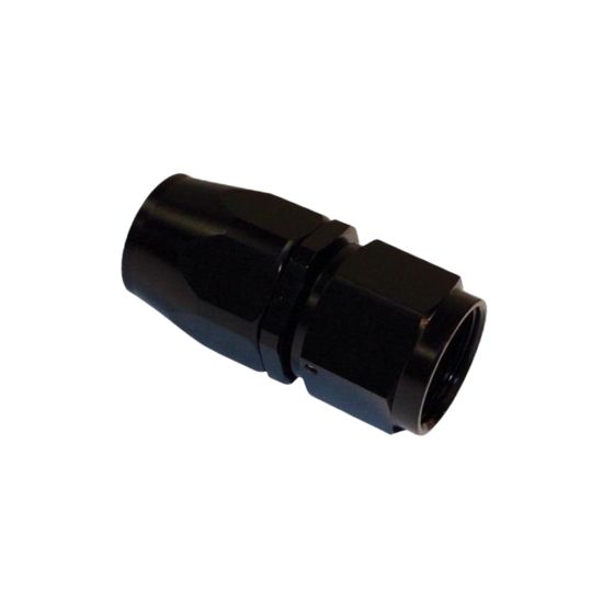 [PRF1014BLK] Performance Fittings Aluminum Straight Reusable Hose End Fitting, -10 AN, Black - PRF1014BLK