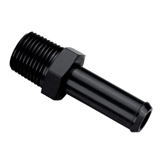 [PRF22105BLK] Performance Fittings Barb Fitting, 1/8" NPT to 1/4" Hose, Black - PRF22105BLK