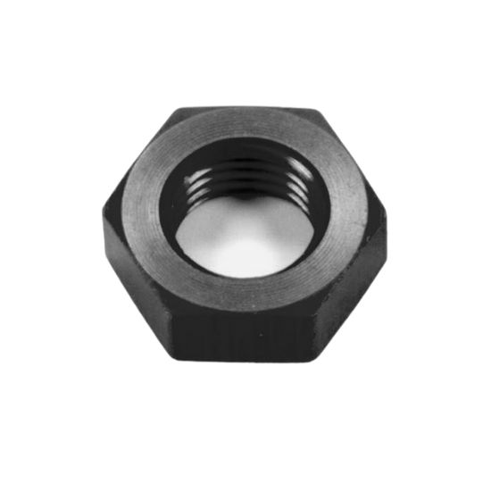 [PRF2100BLK] Performance Fittings Bulkhead Nut, -6 AN, Black - PRF2100BLK