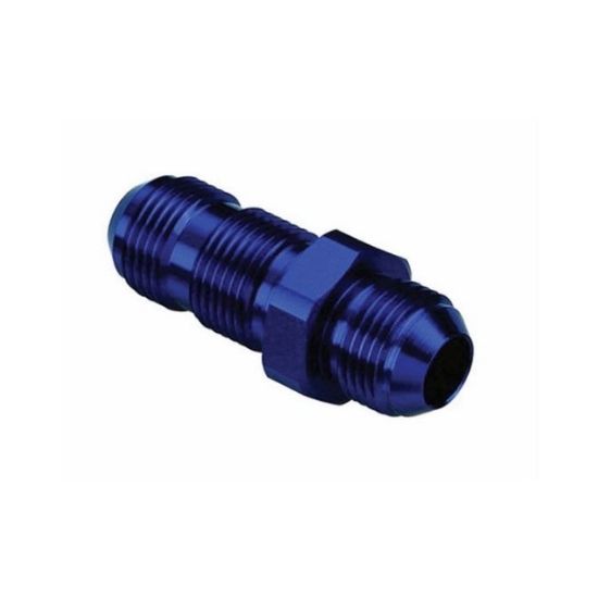 [PRF2769] Performance Fittings Bulkhead Union, -3 AN, Blue - PRF2769