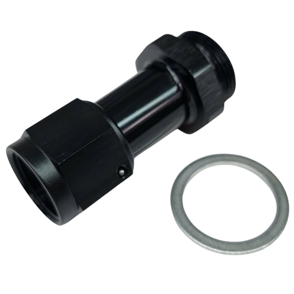 [PRF916-8-78BLK] Performance Fittings Female Flare Carb Fitting -8 AN Black -916-8-78BLK