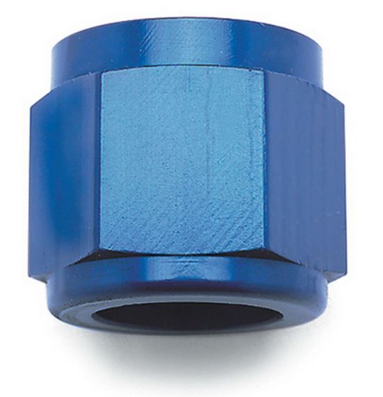 [PRF3744] Performance Fittings Flare Cap, -16 AN, Blue - PRF3744