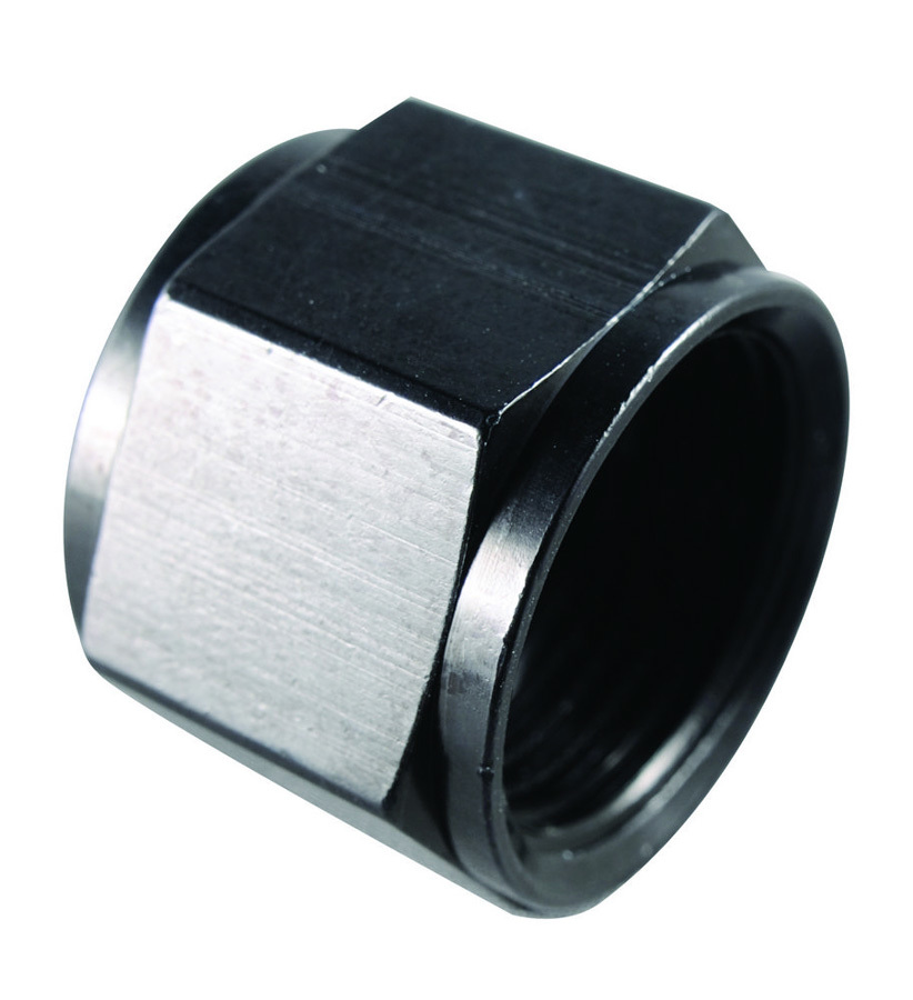 [PRF3751BLK] Performance Fittings Flare Cap, -3 AN, Black - PRF3751BLK