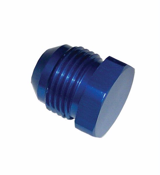 [PRF3716] Performance Fittings Flare Plug, -10 AN, Blue - PRF3716
