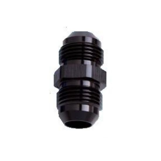 [PRF2054BLK] Performance Fittings Straight Flare Union, -10 AN to -10 AN, Black - PRF2054BLK