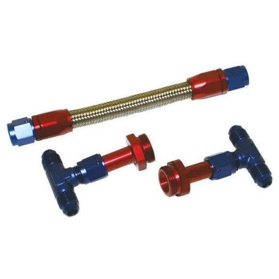 [PFSK800-850] Performance Fittings -8 AN Fuel Log Kit K800-850 for Holley 4150/4160 Carburetors