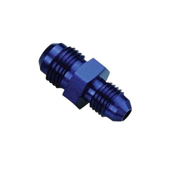 [PRF2048] Performance Fittings Male to Male Reducer, -4 AN to -3 AN, Blue - PRF2048