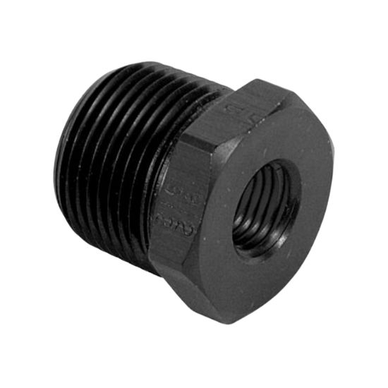[PRF10113418BLK] Performance Fittings NPT Bushing Reducer, 3/4" Male to 1/8" Female, Black - PRF10113418BLK
