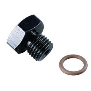 [PRF3722BLK] Performance Fittings O-Ring Plug, -3 AN, Black - PRF3722BLK