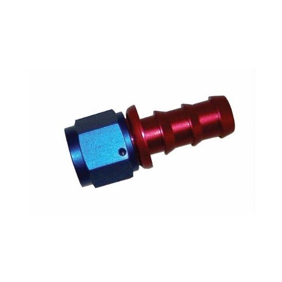 [PRF1515] Performance Fittings Push-On Hose Fitting, Straight, -12 AN, Blue - PRF1515