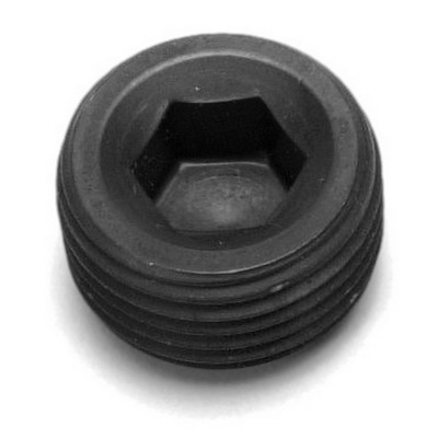 [PRF3749BLK] Performance Fittings Socket Pipe Plug, 1/2" NPT, Black - PRF3749BLK