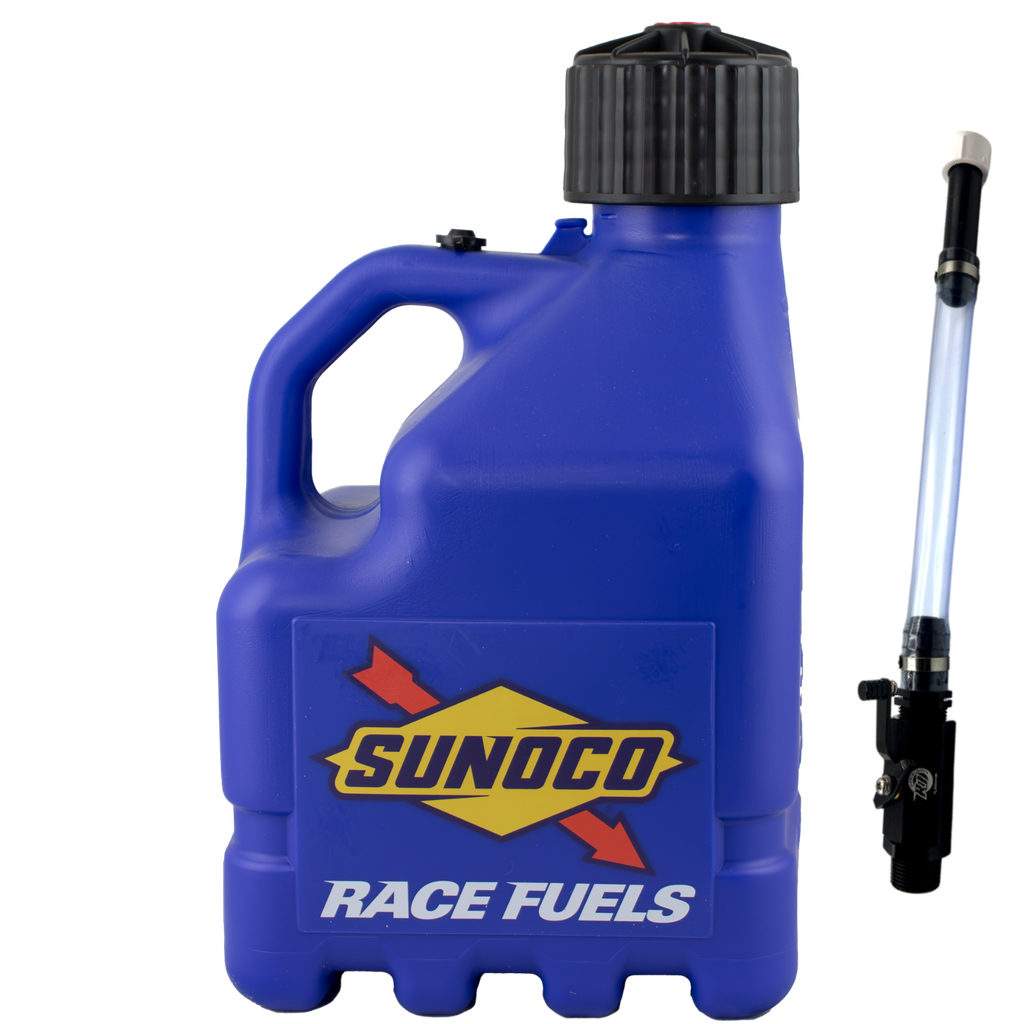 [RAJR3001BL-4045] 3 Gallon Jug, Vented, w/ Aluminum Valve Hose, Blue - R3001BL-4045
