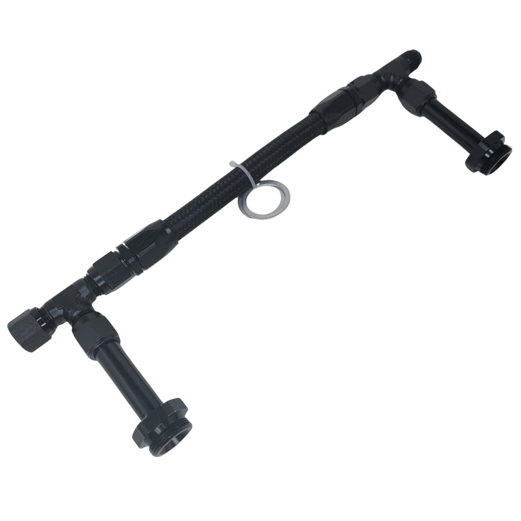 [PRFK600-650BLK] Fuel Log Kit, -6 AN, Black - K600-650BLK