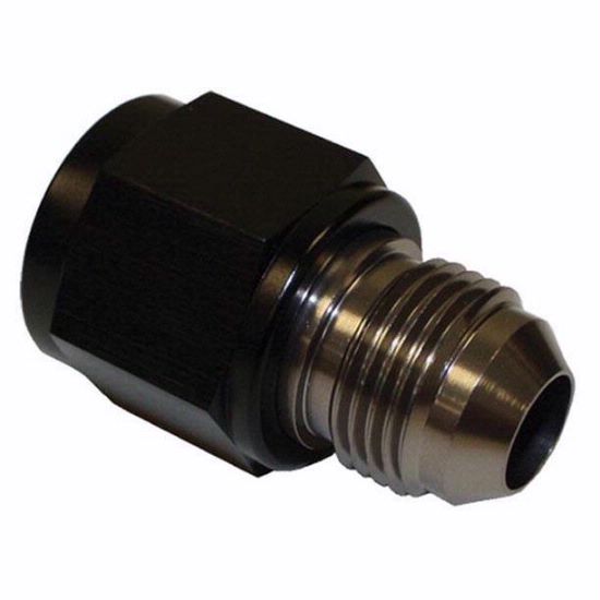 [PRF00201-0604] Performance Fittings Female to Male Reducer, -6 AN Female to -4 AN Male, Black - PRF00201-0604
