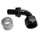 Performance Fittings Aluminum 90 Degree Crimp Fitting, -16 AN, Black - 4236BLK