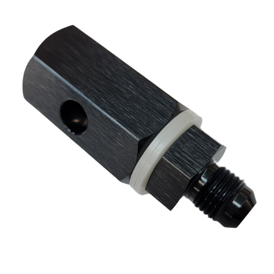 [PRF834-010BLK] Performance Fittings Fuel Cell Rollover Valve, -10 AN, Black - PRF834-010BLK