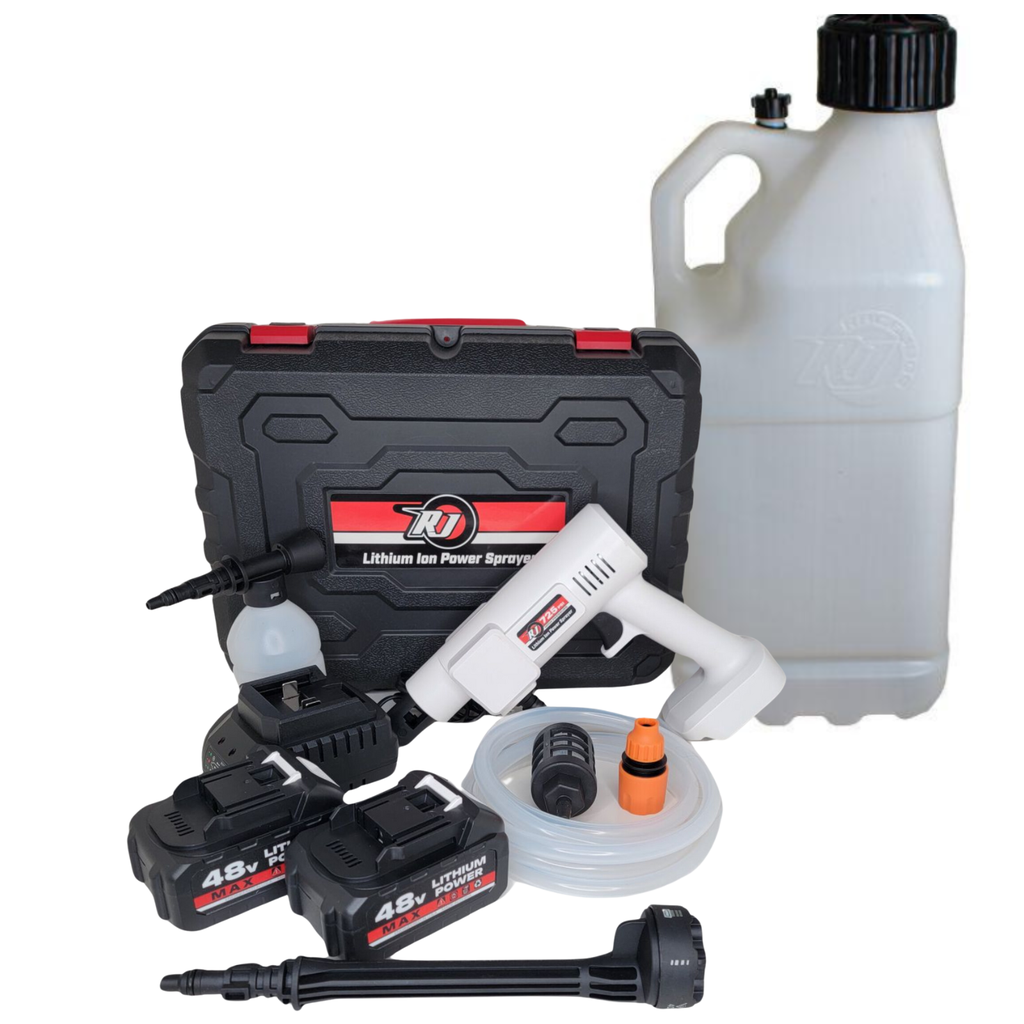 [RJWPW1200] Cordless 48 Volt Pressure Washer, 5 Gallon Kit - PW1200