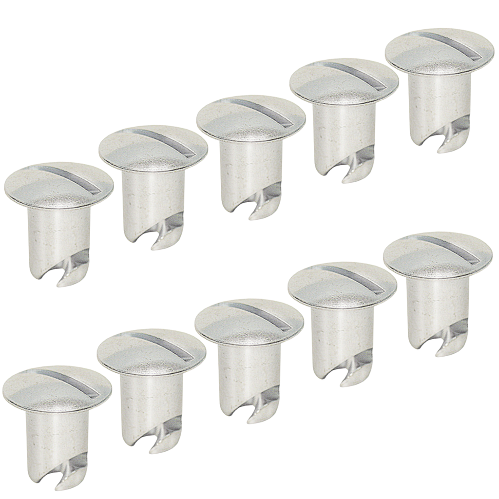 [PRPA6500-10] Dzus Buttons, Aluminum, .500 Long, 10 Pack - A6500-10